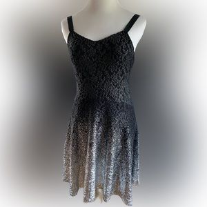 Free People Ombré Black & Silver Dress (S)